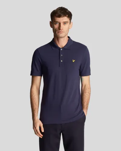 Plain Polo Shirt Z99 Navy 